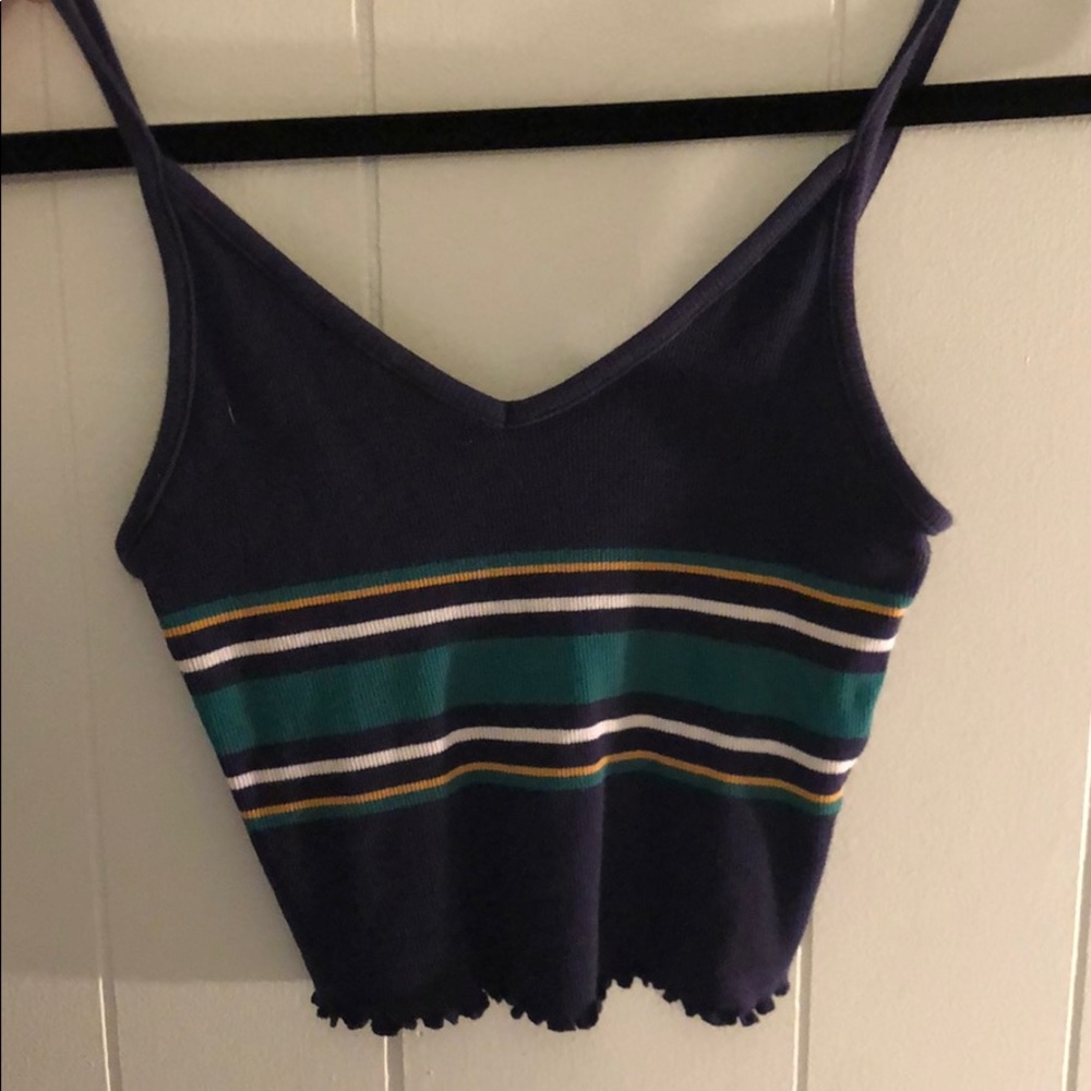 striped tank top